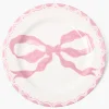 Marilyn Pink Bow Dinner Plate