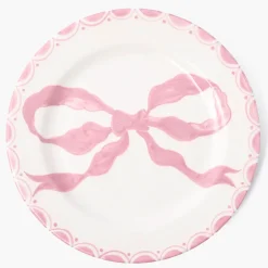 Marilyn Pink Bow Dinner Plate