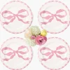 Marilyn Pink Bow Dinner Plates (Set of 4)