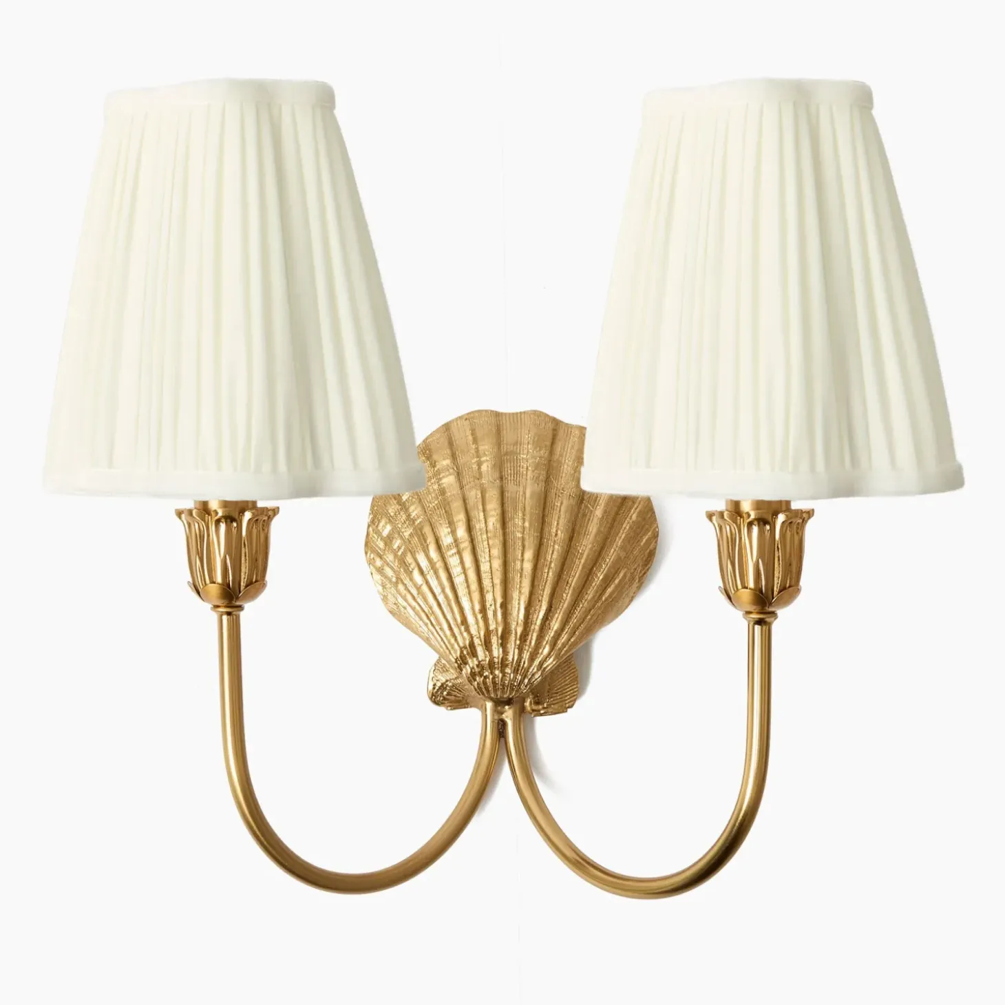 Marina Rechargeable Double Wall Light with Cream Shades (14cm)