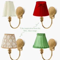 Marina Rechargeable Wall Light with Green Lotus Shade (18cm)