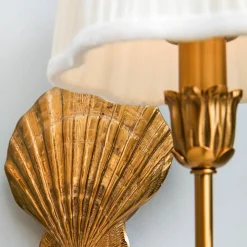 Marina Rechargeable Wall Light with Cream Shade (14cm)