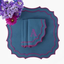 Marlene Blue & Purple Napkins (Set of 4)