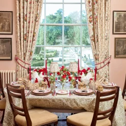 Martha Red Dinner & Starter Plates (Set of 8)