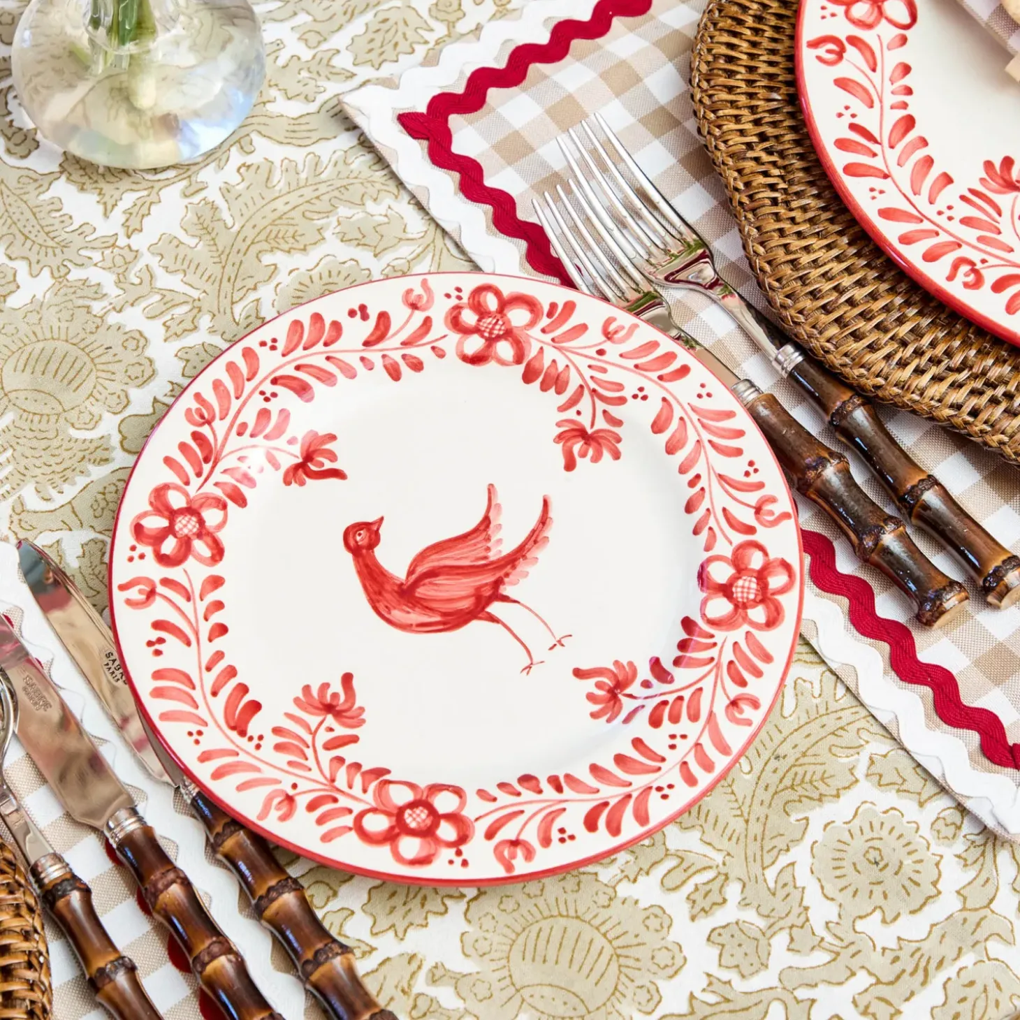 Martha Red Starter Plate