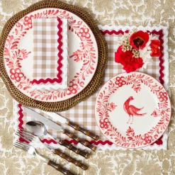 Martha Red Starter Plate