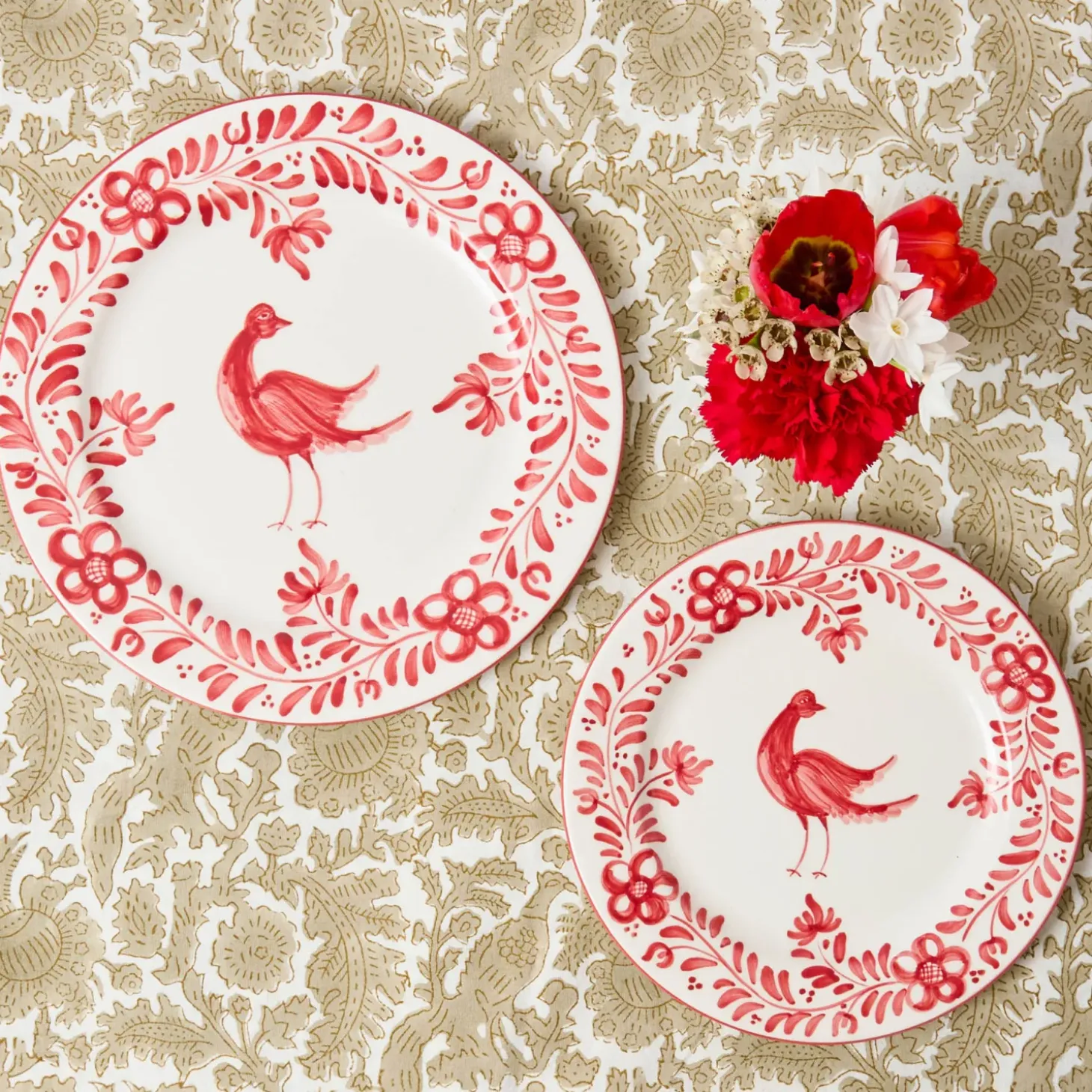 Martha Red Starter Plate
