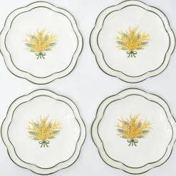 Mimosa Dinner & Starter Plates (Set of 8)