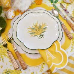 Mimosa Dinner & Starter Plates (Set of 8)