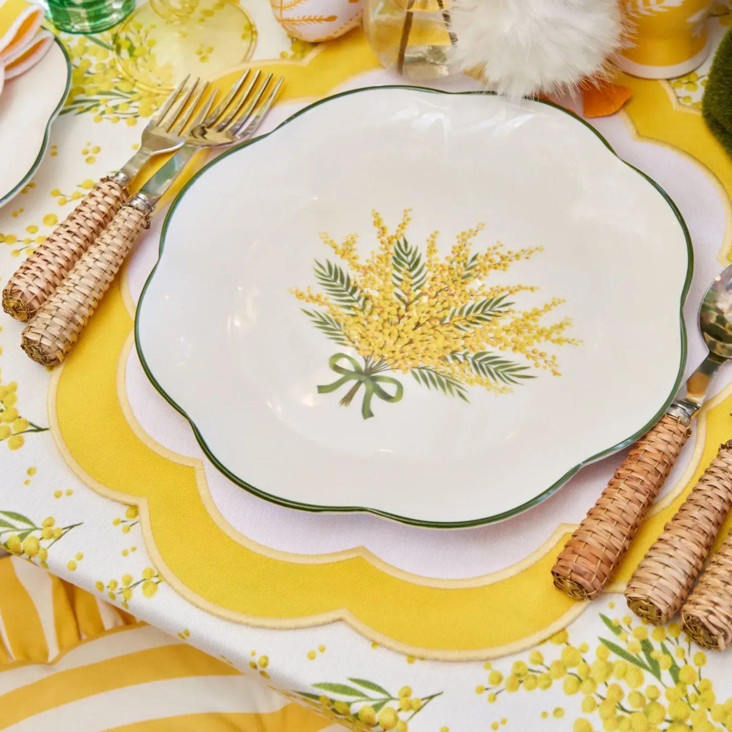 Mimosa Dinner Plate