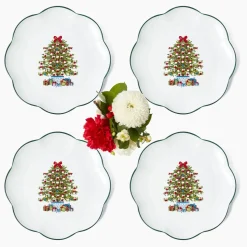 Mrs. Alice Christmas Tree Starter Plate (Set of 4)