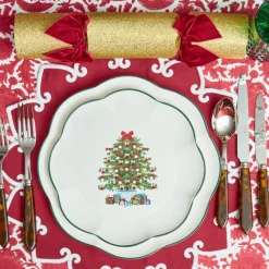 Mrs. Alice Christmas Tree Starter Plate (Set of 4)