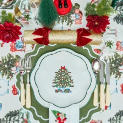 Mrs. Alice Christmas Tree Starter Plate (Set of 4)