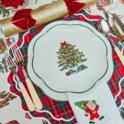 Mrs. Alice Christmas Tree Starter Plate (Set of 4)