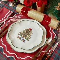 Mrs. Alice Christmas Tree Starter Plate (Set of 4)