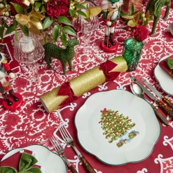 Mrs. Alice Christmas Tree Dinner Plate (Set of 4)