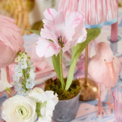 Mrs. Alice Handpainted Pink Tulip