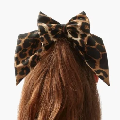 Mrs. Alice Leopard Hair Bow