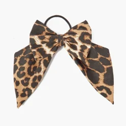Mrs. Alice Leopard Hair Bow