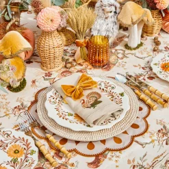 Mustard Velvet Napkin Bows (Set of 4)
