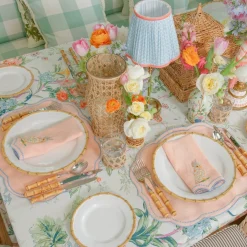 Nancy Bamboo Dinner & Starter Plates (Set of 8)