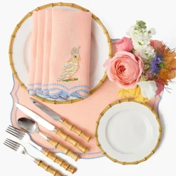 Nancy Bamboo Dinner & Starter Plates (Set of 8)