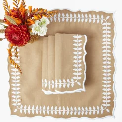Natural Laurel Napkins (Set of 4)
