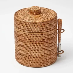 Natural Rattan Ice Bucket