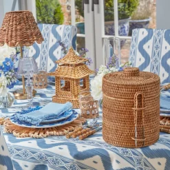 Natural Rattan Ice Bucket