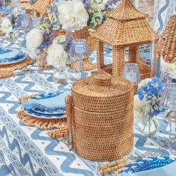 Natural Rattan Ice Bucket