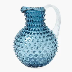 Navy Hobnail Jug