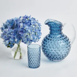 Navy Hobnail Jug