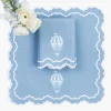 Nikki Hot Air Balloon Blue Napkins (Set of 4)