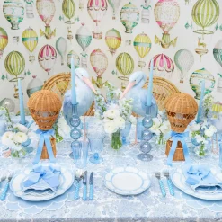 Nikki Hot Air Balloon Blue Napkins (Set of 4)