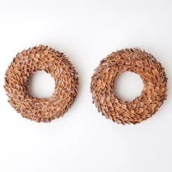 Nutshell Glitter Wreath (Set of 4)