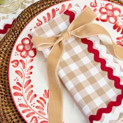 Oat Velvet Bow (Set of 4) - 20cm