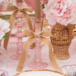 Oat Velvet Bow (Set of 4) - 20cm