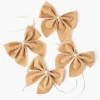 Oat Velvet Napkin Bows (Set of 4)