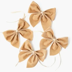Oat Velvet Napkin Bows (Set of 4)