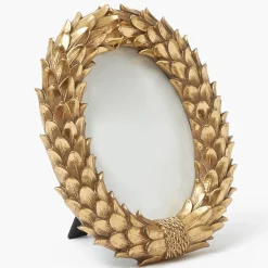 Odette Oval Gold Photo Frame - 5"x7"