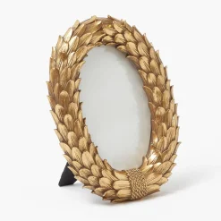 Odette Oval Gold Photo Frame - 4"x6"