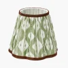 Olive & Chocolate Ikat Lampshade (18cm)