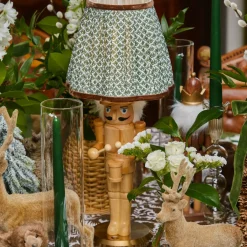 Olive & Chocolate Lotus Lampshade (18cm)