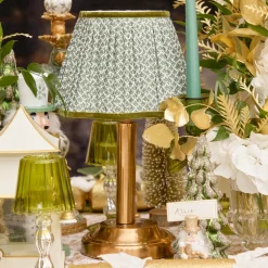 Olive Lotus Lampshade (22cm)