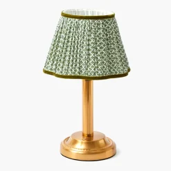 Olive Lotus Lampshade (22cm)