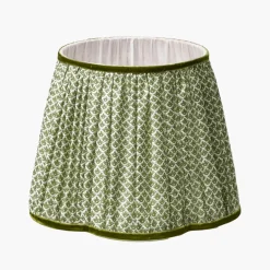 Olive Lotus Lampshade (30cm)