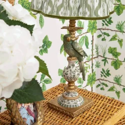 Olive Parrot Lamp