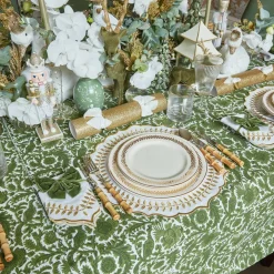 Olive Pheasant Tablecloth