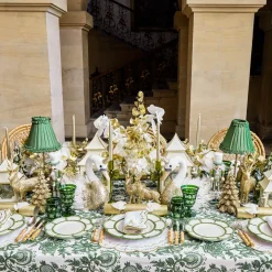 Olivia White & Gold Napkins (Set of 4)