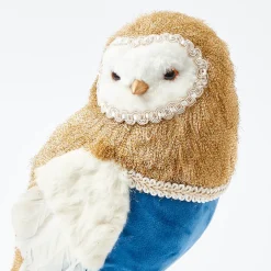 Ophelia Blue & Gold Owl (Pair)